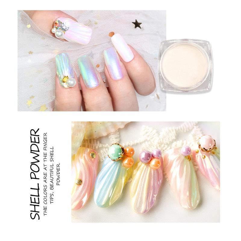 

Powder Dust Pearl Shell Glimmer Nail Art Pigment Shimmer Manicure Tips Decoration Tips Nail Polish Powder Glitter