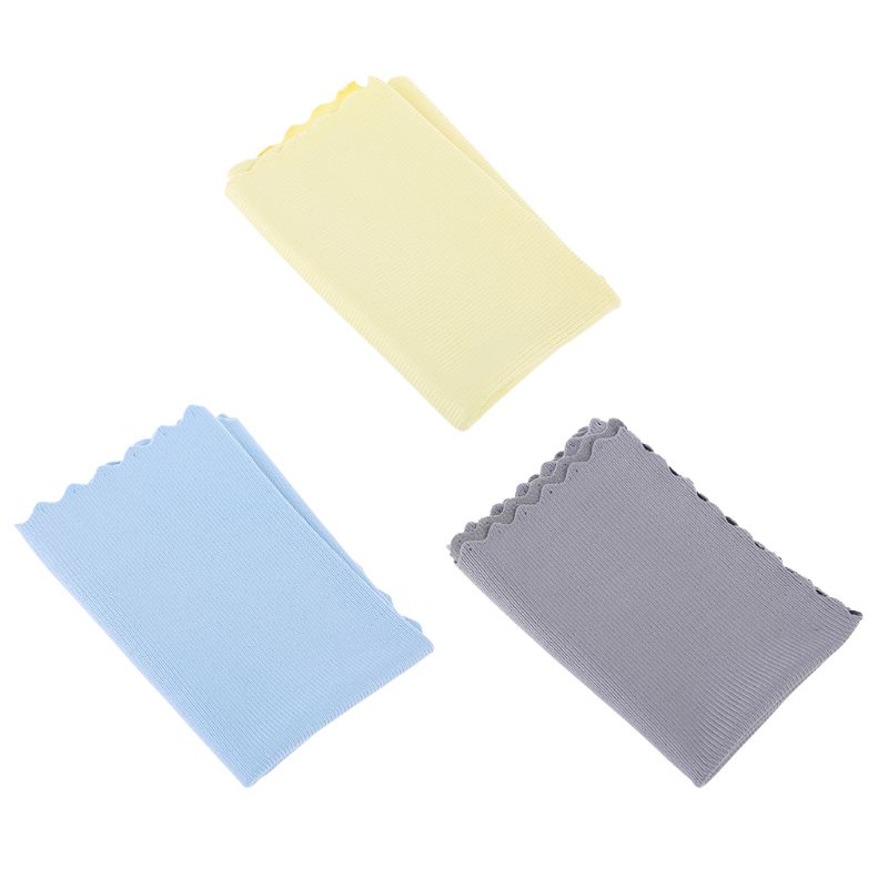 

3pcs Household cleaning cloth soft Mirror cleaning towel Glass wipe Car