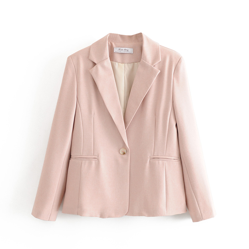 

Casual women soft linen blazer 2020 spring-autumn ladies fashion long sleeve jacket suits casual female slim coats girls chic, Gray