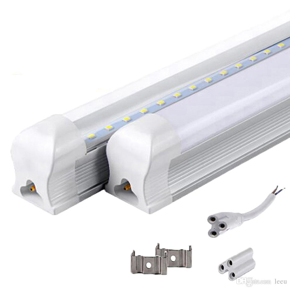

Integrated T8 LED Tube 4FT 22W SMD 2835 tubes Light Lamp 1.2M 85-265V Bulb led fluorescent lighting