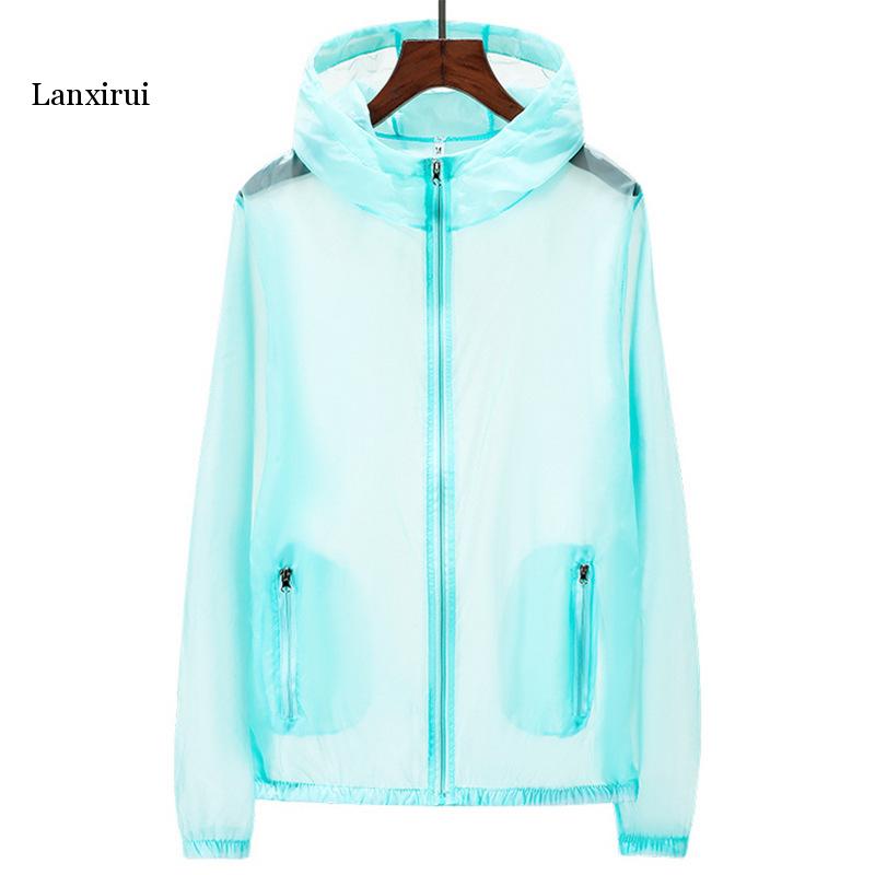 

Bomber Jacket Casual Yes Regular Short Men Sunscreen Clothes Large Skin And Fishing To Thin Solid, Sky blue