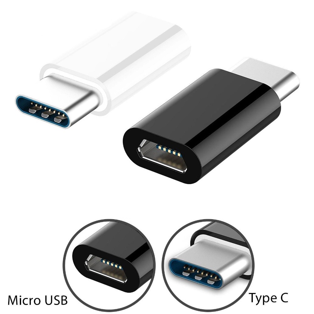 

Micro USB Female To Type C Male Adapter Converter Micro-B To USB-C Connector Charging Adapters Phone Accessories