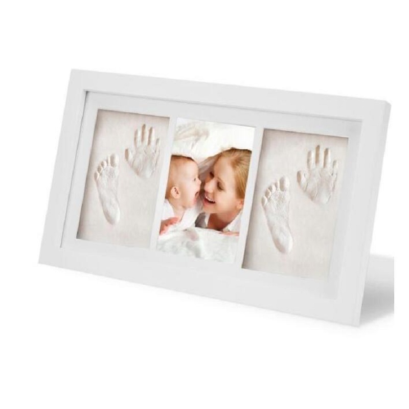 

UBRUSH Photo Frame Four Color PVC Frame For Baby Handprints And Footprints and baby photos 2Boxes 30*9.5 cm Picture Frames