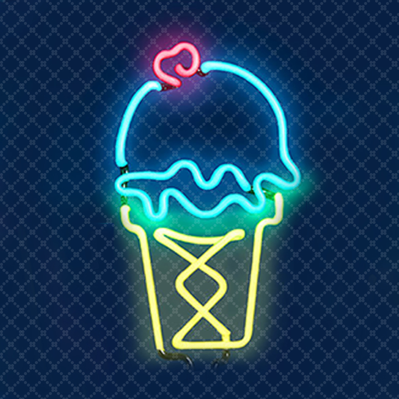 

Neon Light Signs Unicorn Animal Logo LED ice Cream Decoration Advertising Billboard Customized Pattern Activety Lighting