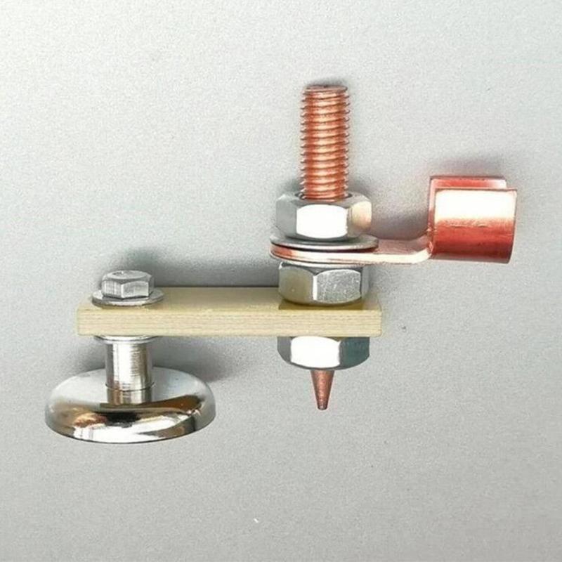 

Portable Repair Labor Saving Strong Adsorption Durable Power Tool Alloy Ground Clamp Rust Proof Welding Magnet Head Small