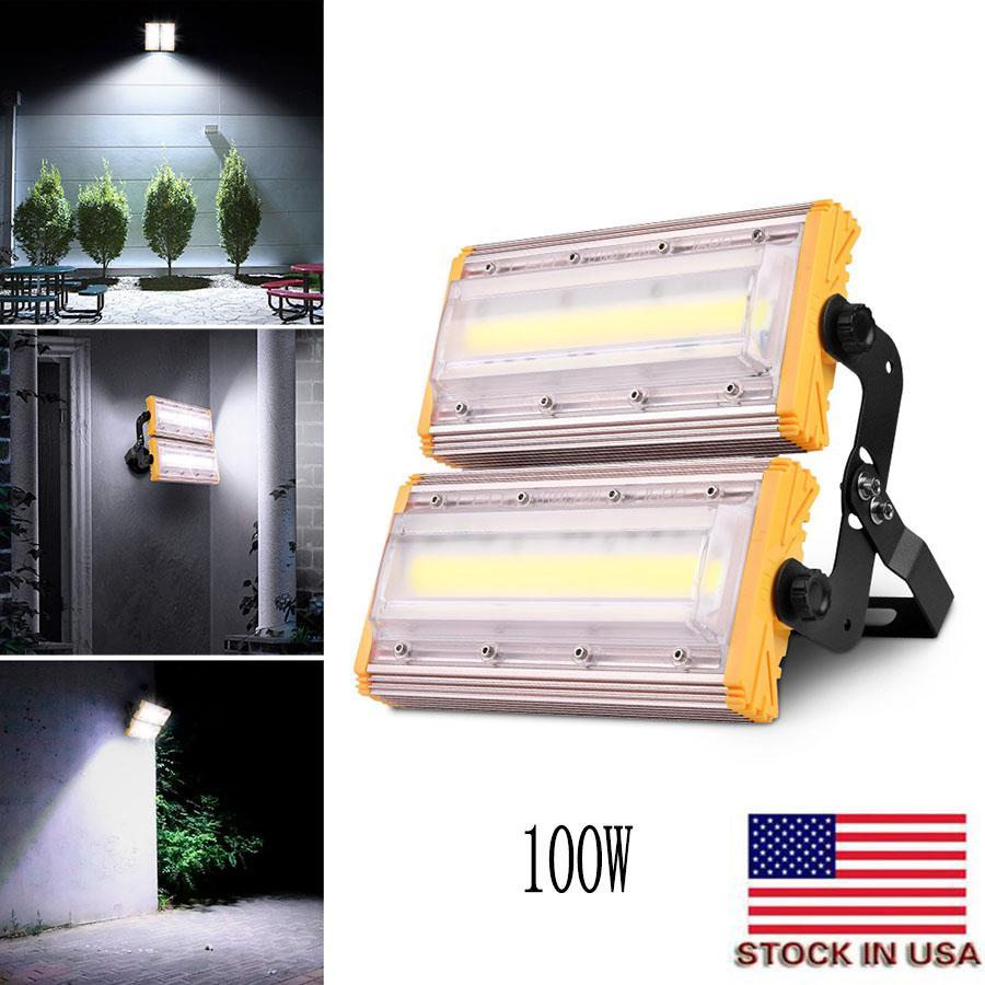 

lumières LED floodlight 10000LM 100W 110V outdoor module led flood lights lamp IP65 waterproof landscape lighting solar led outdoor lig