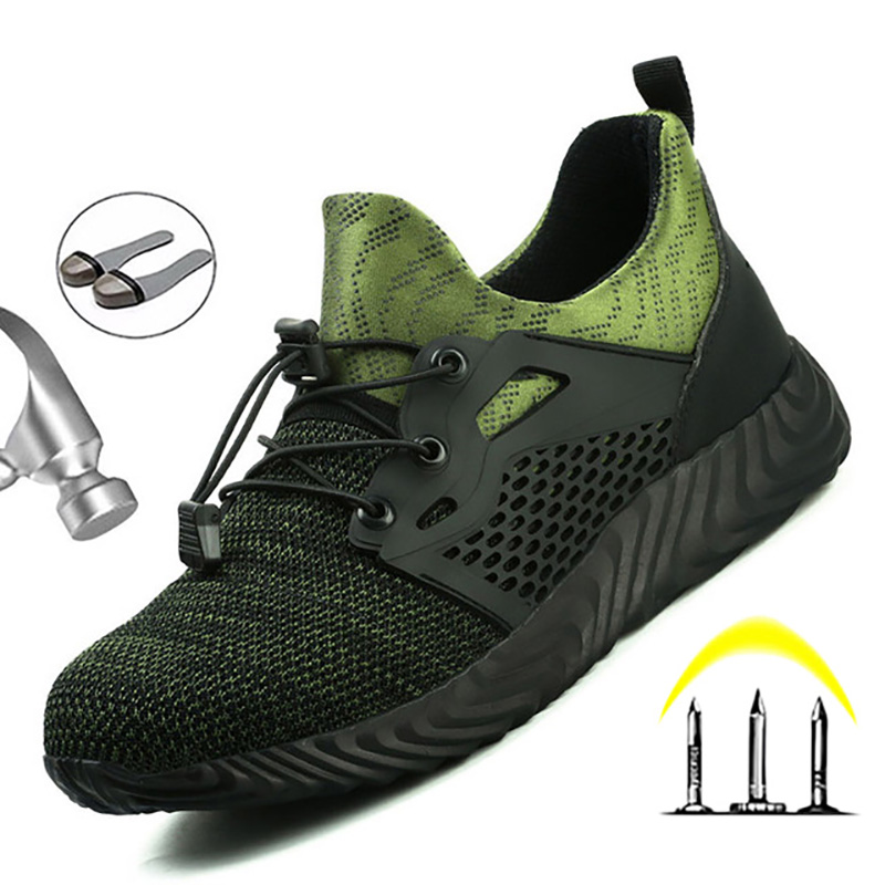 Da Donna Leggero Punta Acciaio Sicurezza Lavoro Scarpe Da Ginnastica Scarpa Donna TRAINER BOOTS S