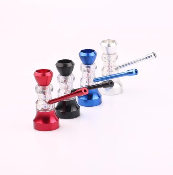 

Manufacturer direct sales Metal hourglass pipe removable cleaning filter plate stainless steel fashion creative smoke