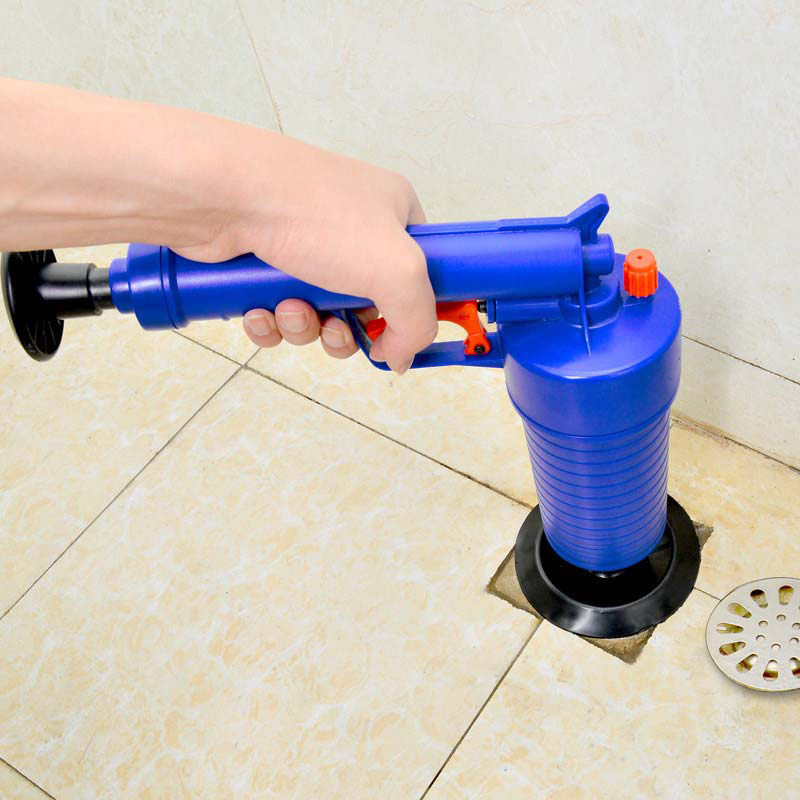 

Home High Pressure Air Drain Blaster Pump Plunger Sink Pipe Clog Remover Toilets Bathroom Kitchen Water Tank Pipe Dredge Cleaner Kit