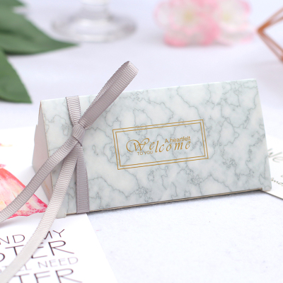

50/100PCS triangular brick paper candy box wedding candy gift box packaging