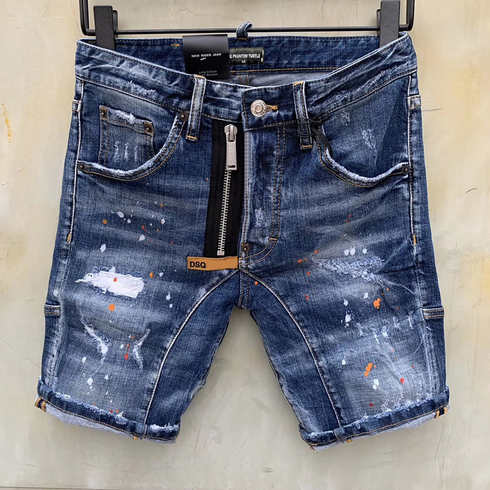 

DSQ Jeans Men Jeans Mens Luxury DesignerJeans Skinny Ripped Cool Guy Causal Hole Denim Fashion Brand Fit Jeans Men Washed Pant 5171, As picture show