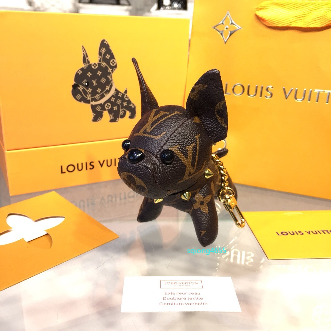 louis vuitton french bulldog bag charm