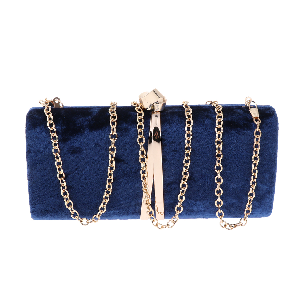 

Women Elegant Velvet Evening Bags Clutches Formal Wedding Clutch Purse Prom Cocktail Party Handbags