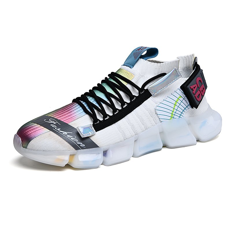 

2020 New Casual Shoes Man Sneakers Lightweight Breathable Fashion Lace Up Shoes