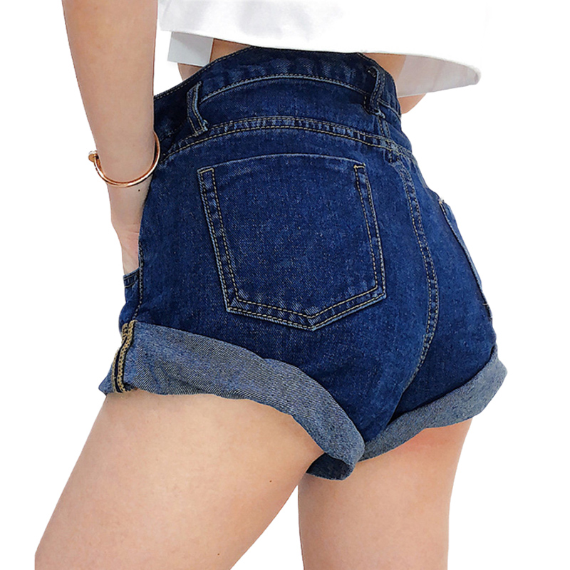 

Wide Leg Women Denim Shorts Plus Size Summer High Waist Shorts Femle Vintage Khaki Women' White Denim Sexy, Black