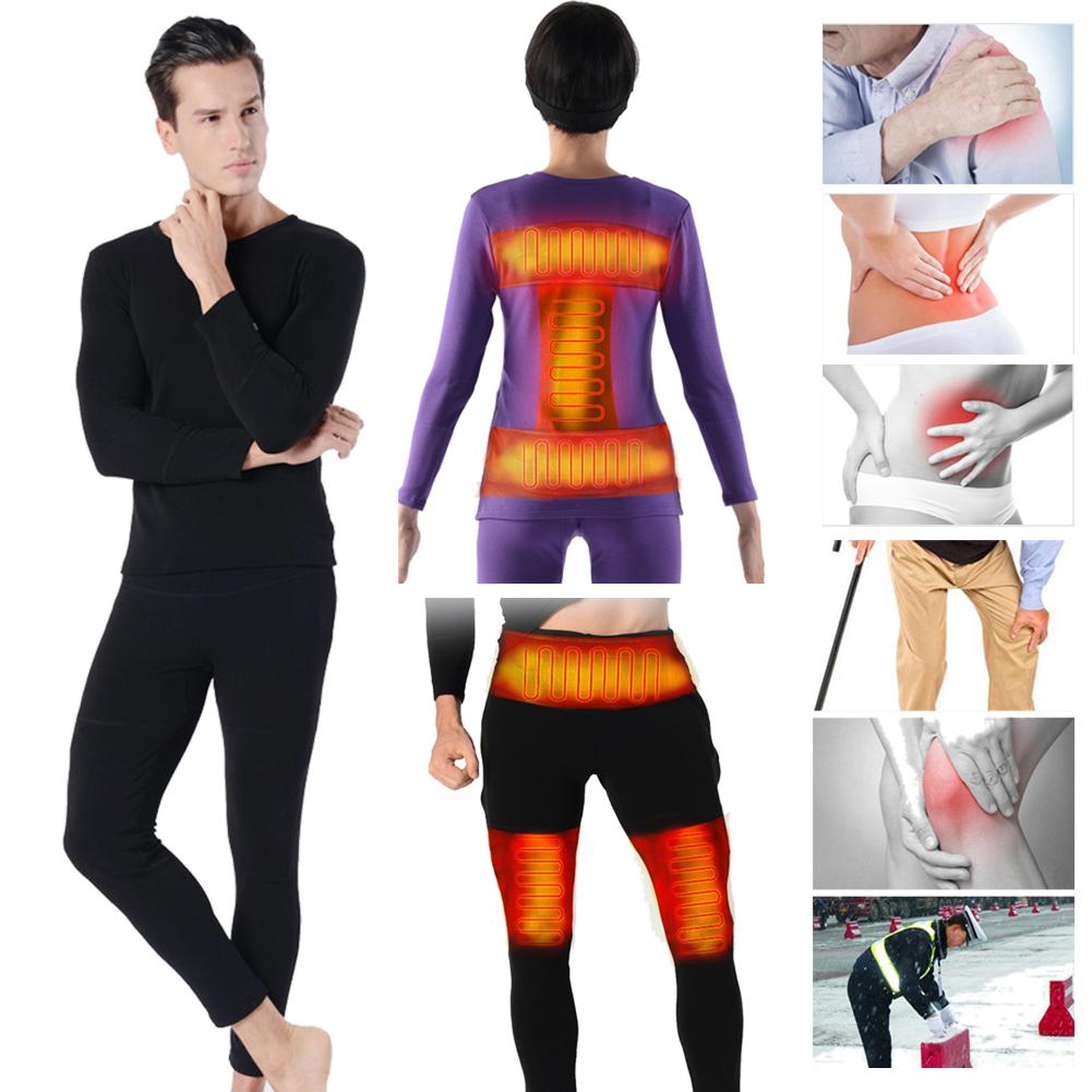 Intelligent USB riscaldata Pantaloni Inverno All/'aperto Caldo Morbido Termico Pantaloni Di Riscaldamento