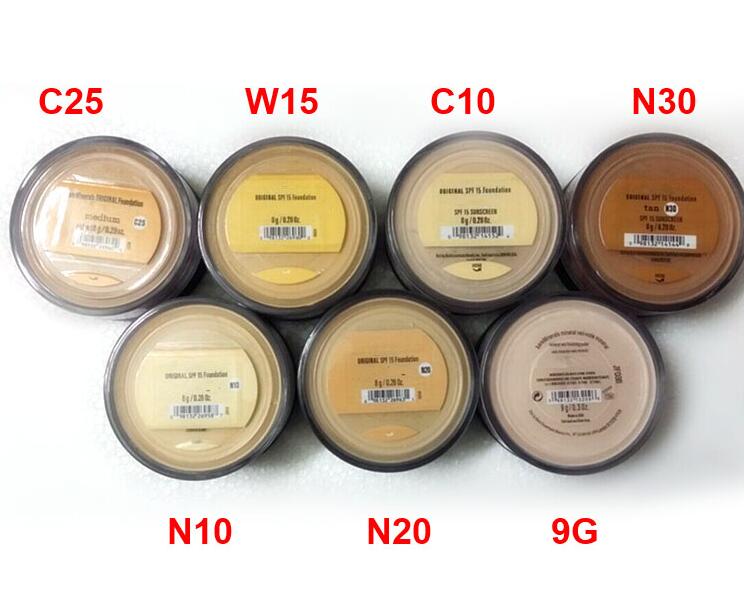 

Minerals Foundation Foundation Loose Powder 8g C10 fair/8g N10 fairly light/8g C25/8g medium beige N20/9g mineral veil/Warm