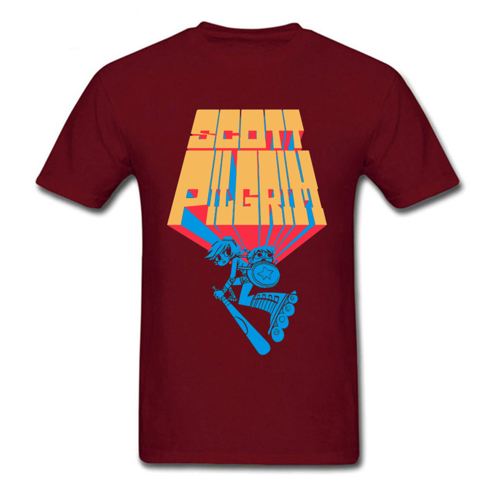Compre Camisa De Hip Hop T Camiseta Camisa De Pilgrim Scott T Shirt De Homens Canadense Ramona Flores Floresce T Shirt T Shirt Scott Pilgrim Contra O Mundo De Zhanhuaclothes 160 39