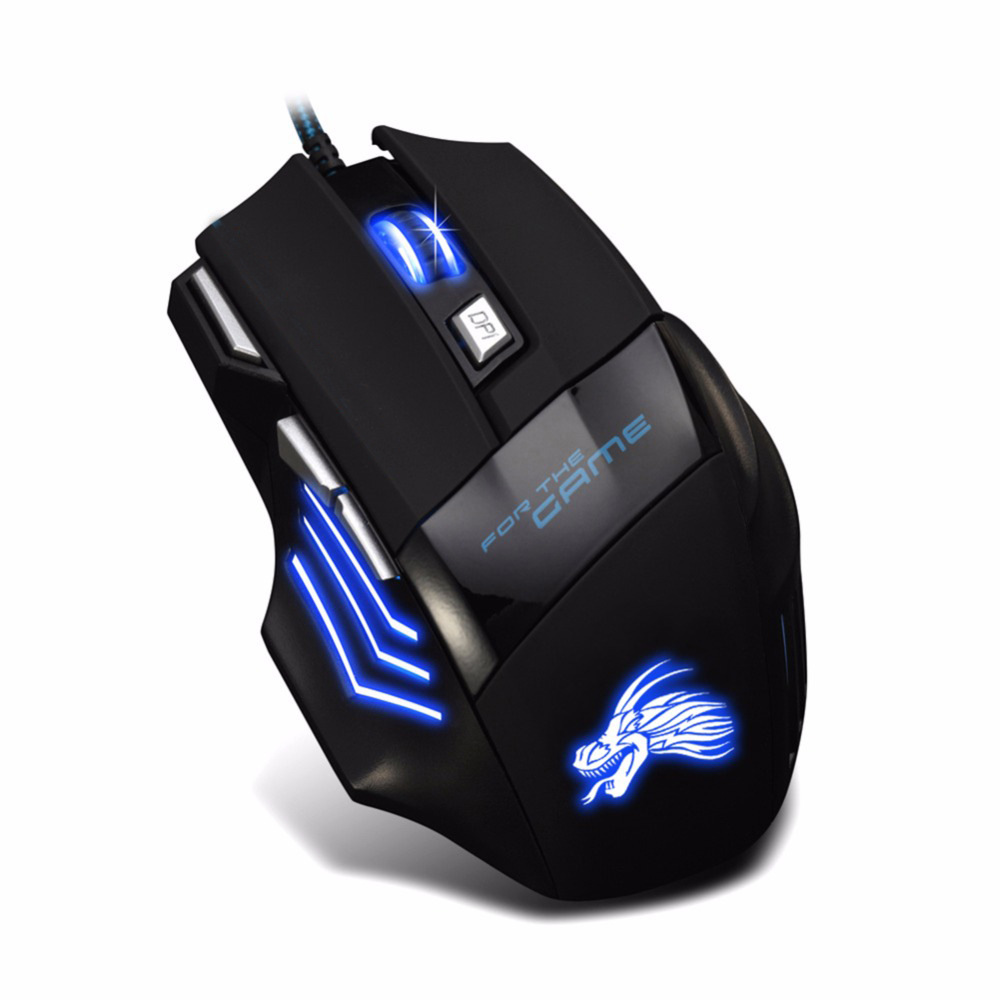 

Professional 5500 DPI Gaming Mouse 7 Buttons LED Optical USB Wired Mice for Pro Gamer Computer X3 Mouse