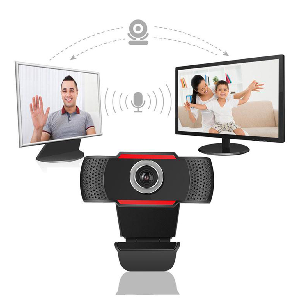 

webcam hd pc camera, web cam with microphone, video calling and recording for computer lapdesk plug and play usb camera