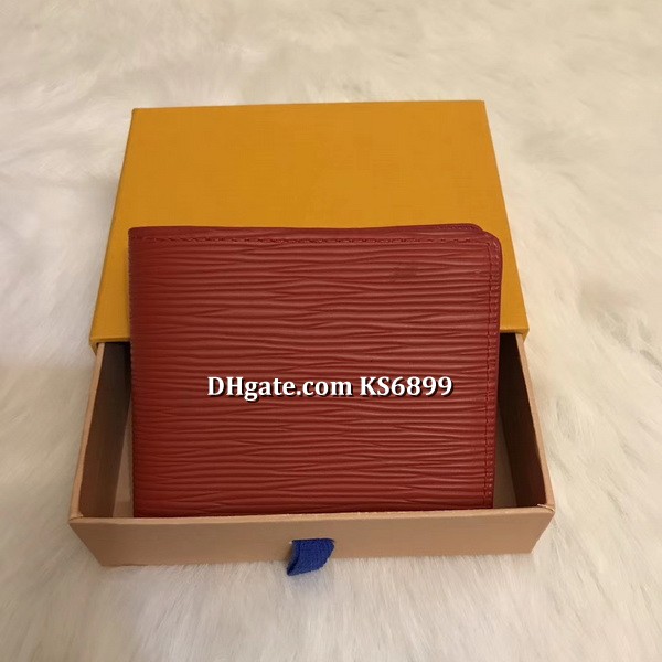 PU Leather S Wallets Fashion Cross-Wallet Men Designer Card Wallets Pocket Bag European Style Brand Purses With box