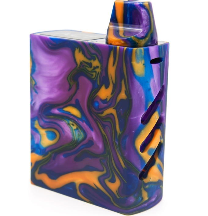 Purple/Orange/Blue Resin