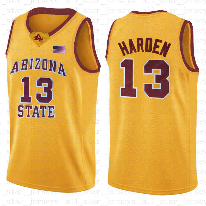 

NCAA Arizona State 13 James 13 Harden Basketball Jersey l College University SIZE S-XXL MENS, Top sale ncaa (gaozhong)
