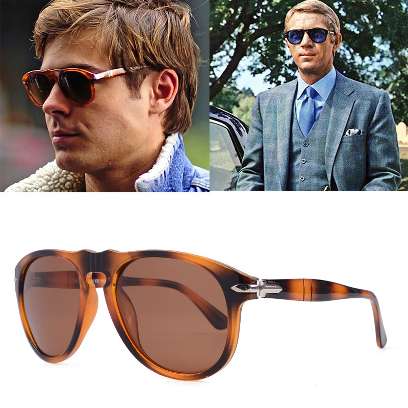 2020 Classique Pilot Vintage Steve style Lunettes de soleil 007 hommes polarisants Driving Brand Design Lunettes de soleil Oculos 649