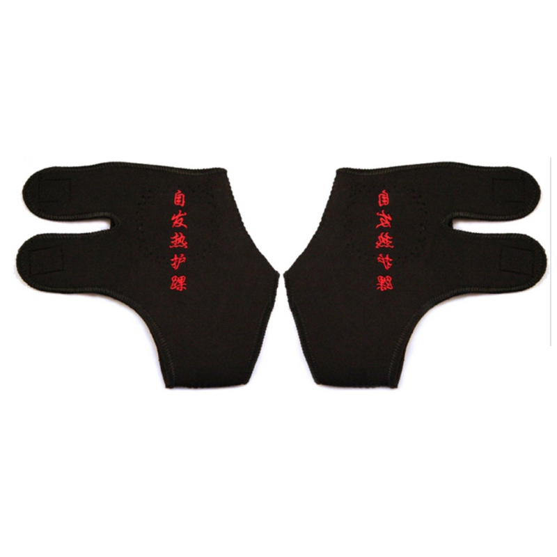 

1Pair Ankle Support Tourmaline Self-heating Far Infrared Magnetic Therapy Massager Pain Relief Foot Health Care, Black