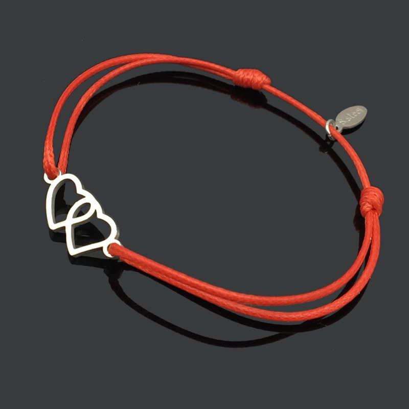 

Both Love Pendeloque Cut Stainless Steel Can Adjust Rope Bracelet Stainless Steel Pendeloque Cut Bracelet