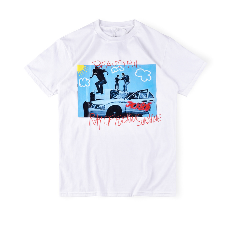 

20ss Ins Hot American Travis JACKBOYS RAP TEE PART3 Tee Skateboard Mens designer t shirt Women Street Casual Tshirt, Black