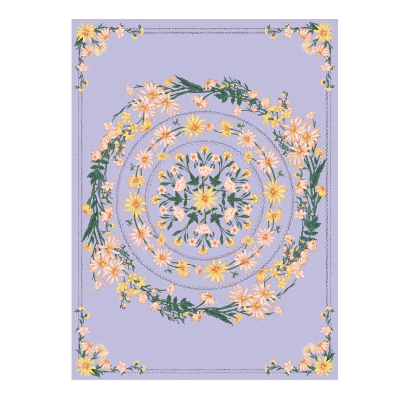

Microfiber Floral Pattern Beach Towel 2020 Squared Large Watercolor Yoga Towel toalla Playa serviette Beach Mat Blanket Cover