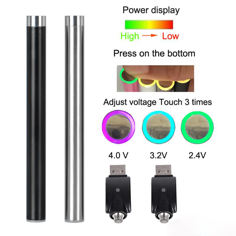 

Adjustable Voltage Buttonless Mix2 Pen 280mah Preheat Battery 510 Vape Pens For Vape Cartridge Ce3 92A3 Atomizer PK LO Max Batteries