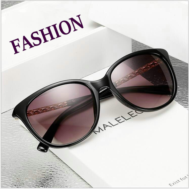 

Sale Europe and US Ladies Sunglasses Fashion Metal Element HD PC Lens The Real Color Obstructglare Driver Beach Trend Leisure Sunglasses