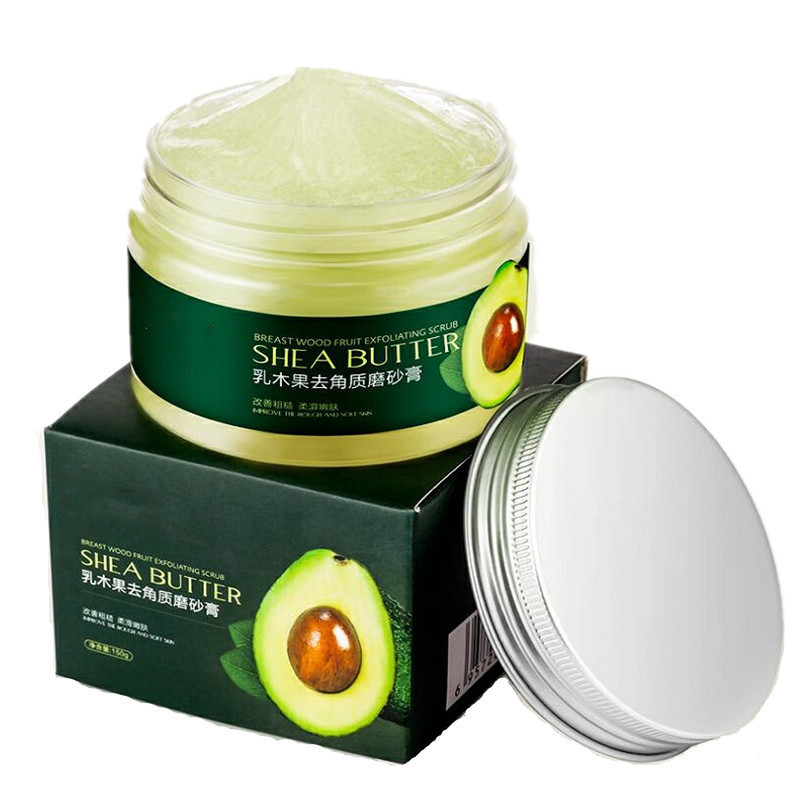 

Personal Skin Care Exfoliating Whitening Shea Butter Body face Scrub Cream exfoliating nourishing whitening Shea Butter Sugar Body Scrub