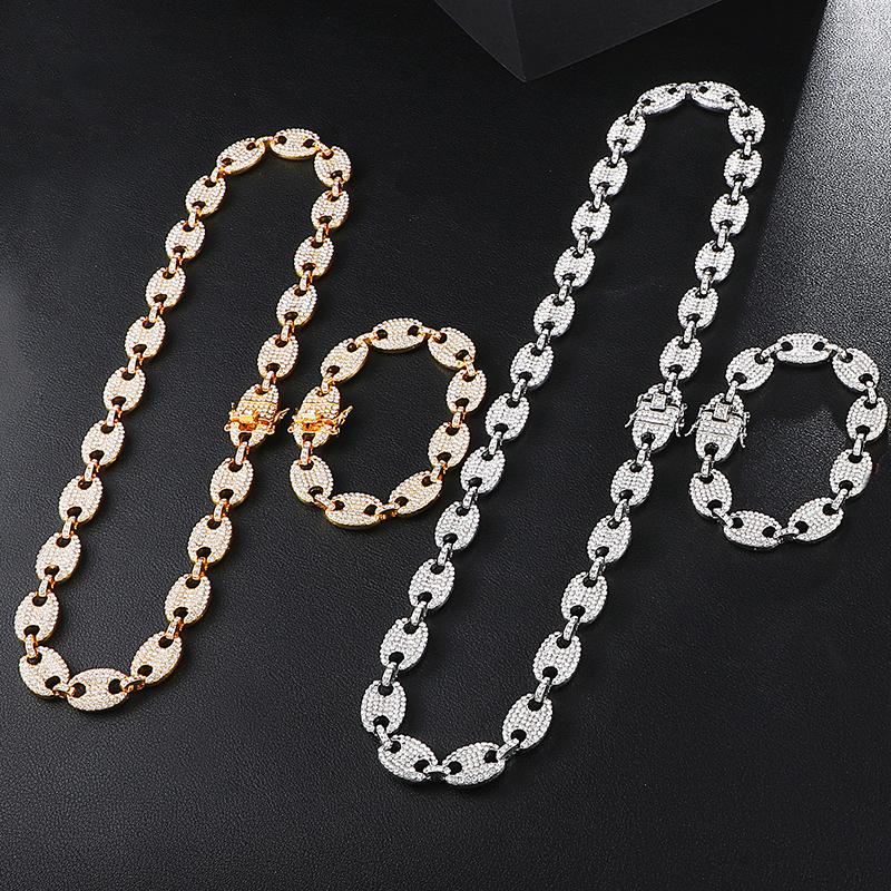 Cerdito con Cristal Swarovski Cerdito Cerdito Cadena Charm Collar Lindo Navidad