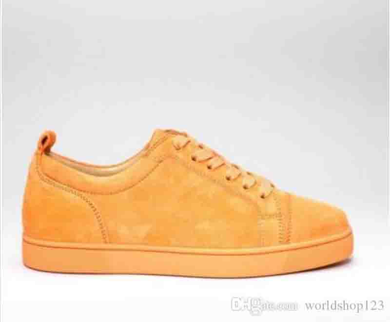 Top Suede Casual Low Top Sneaker Red Bas Hommes Orlato Louisflat junior Suede Kraft Hommes Chaussures Casual Party Formateurs robe de mariée