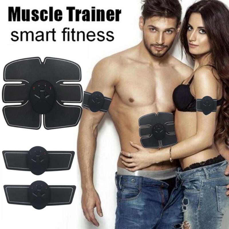 

Training Equipment Electric ABS Wireless Muscle Simulators Smart Fitness Abdominal Device Body Exerciser Belly Leg Arm Workout, 6pcs set