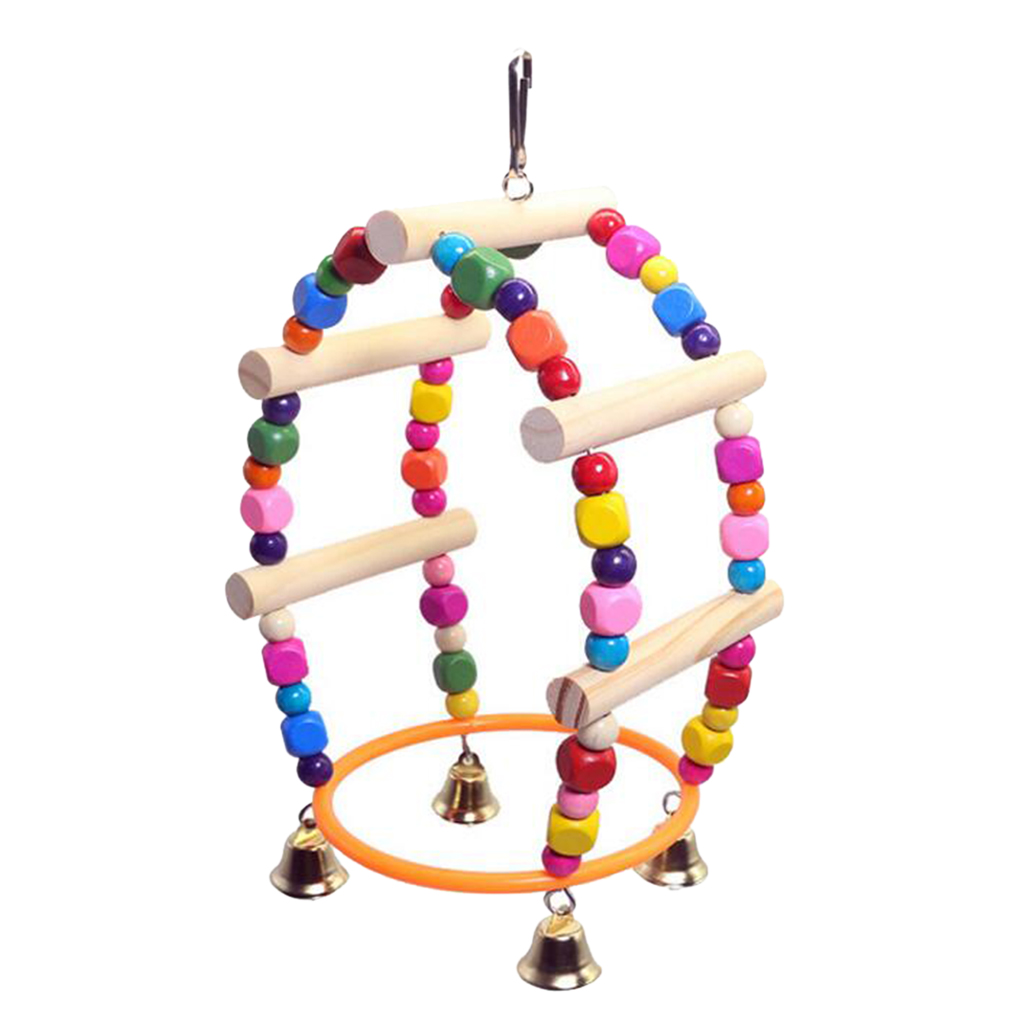 

new chewing hanging toy for small medium large birds parrots pet supplies