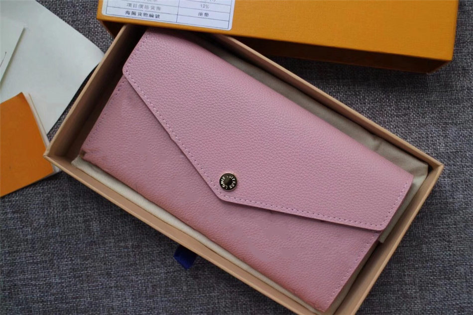

long wallet lady multicolor designer coin purse Card holder women classic zipper pocket clutch 5 colors, As shown
