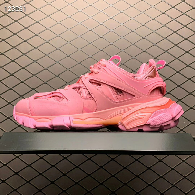 

Paris New color Pink 3.0 Tess Women Triple S Comfort Casual Shoes Clunky Sneaker Fashion Dad Shoe Chaussures