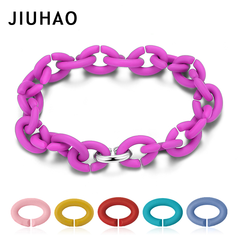 

Other Bracelets Black For Men Women 925 Charm Bead Hard 10 Colors Rubber X Chain Bracelet Bangles Wristband Homme Femme Jewelry