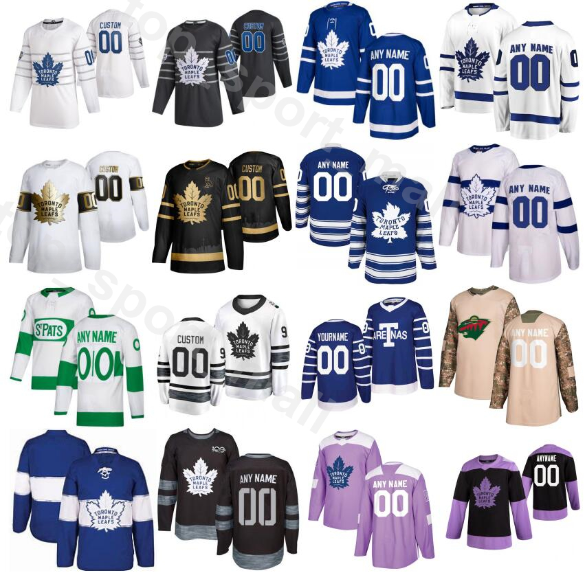 

Custom Fights Cancer Toronto Maple Leafs Hockey 65 Ilya Mikheyev Jerseys 11 Zach Hyman 19 Jason Spezza 15 Alexander Kerfoot Andreas Johnsson, Black