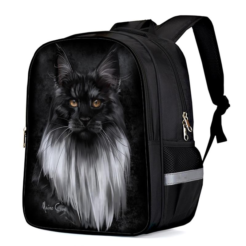 bolsos ni/ña viaje Sannysis mochilas escolares ni/ño 02 Gatos 3d impresiones