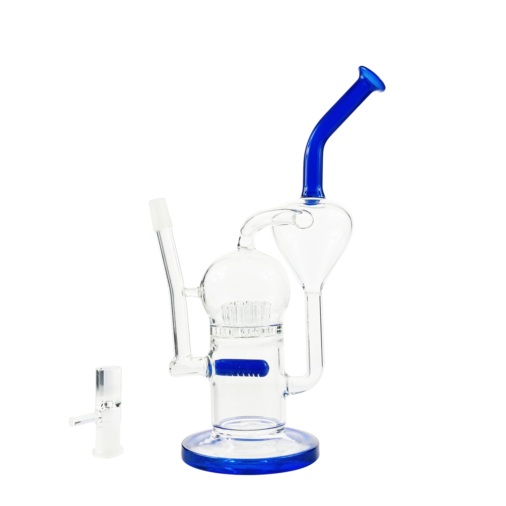 

Cheap Glass Bong Water Pipe Bongs Downstem Bubbler Grinder Smoking Hookah Beaker Percolator Tobacco The best gift for a friend