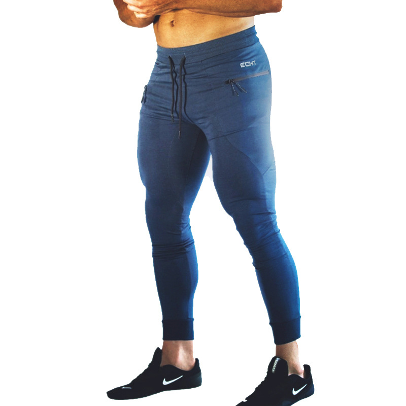 

Men Pants Bodybuilding Sweatpants Joggers Pants Pancil Pant Men Track, Blue