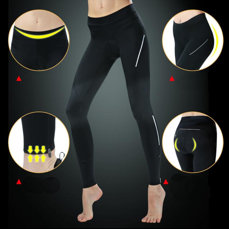 

2020 Cycling Shorts Women Bike Shorts Padded MTB Bicycle Road Ropa Ciclismo Team Tights for Ladies Bikin Knicker Black