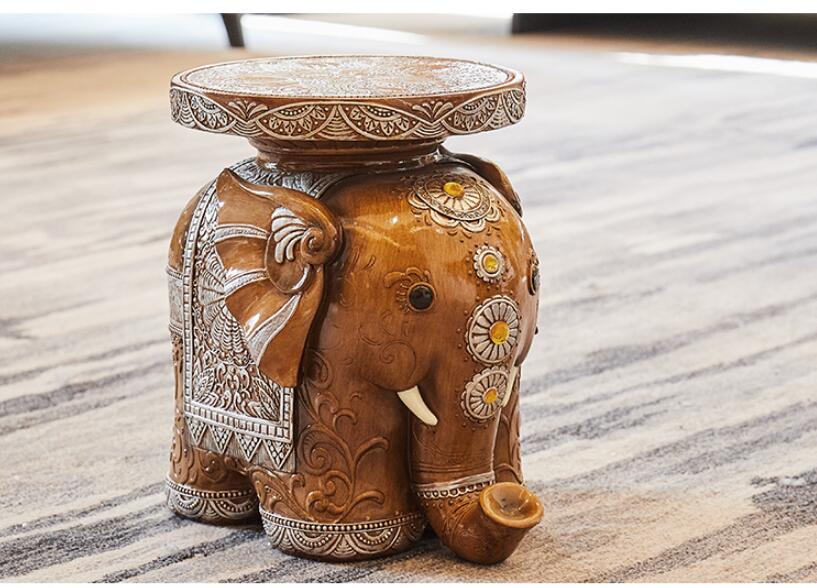 Elephant shoes changing stool Living Room Furniture shoe wearing accessories moving practical home decoration-image-522408235