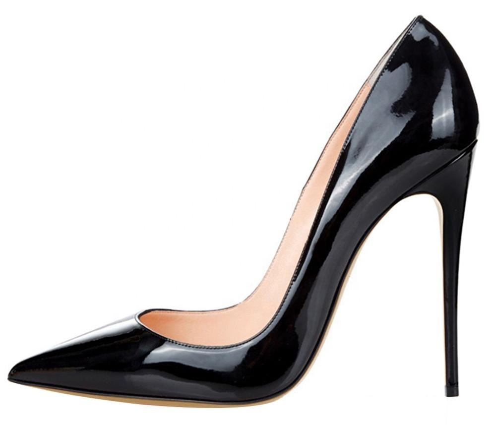 short black stiletto heels