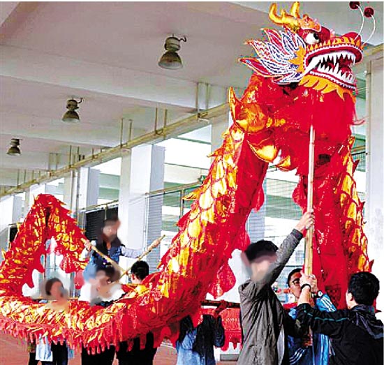

Dragon Dance 14m Long size 4# 8 player Gold-plated Chinese ORIGINAL Stage Folk Mascot Costume China Special Culture Holiday Party, Green